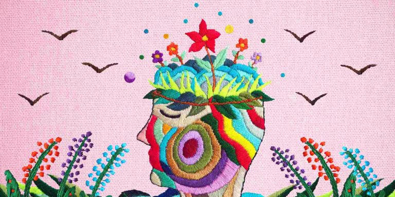 neuroplasticitatea , cap uman reprezentat in culori | Neuroaxis